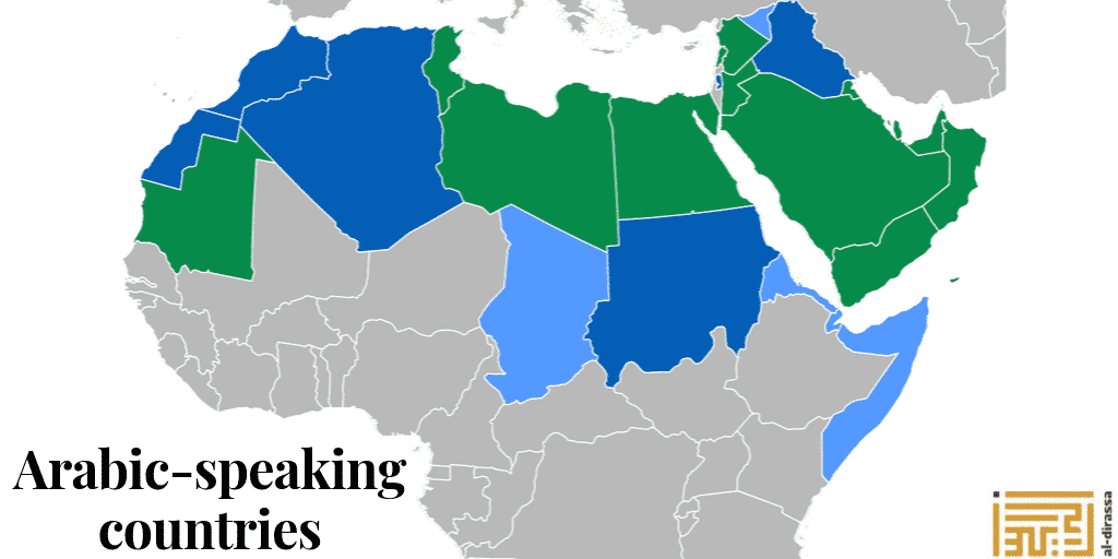 arabic-speaking-countries-map