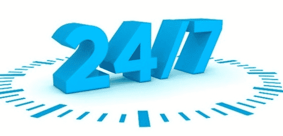 24/7 hours facility
