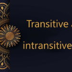 Transitive and intransitive verb - Arabic free courses