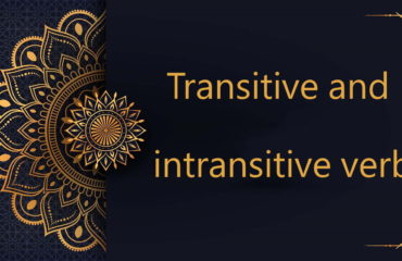 Transitive and intransitive verb - Arabic free courses