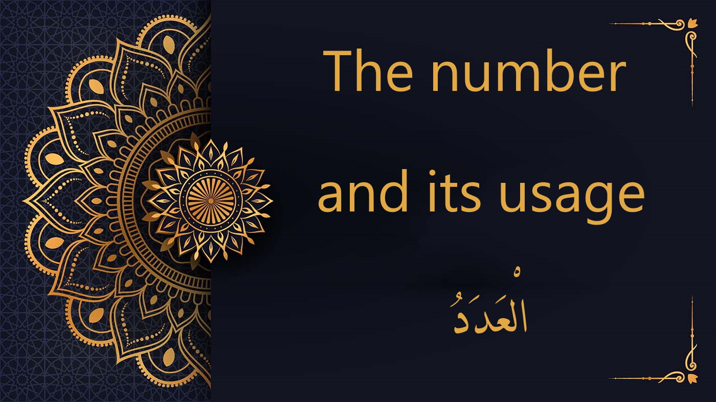 the numbers in Arabic